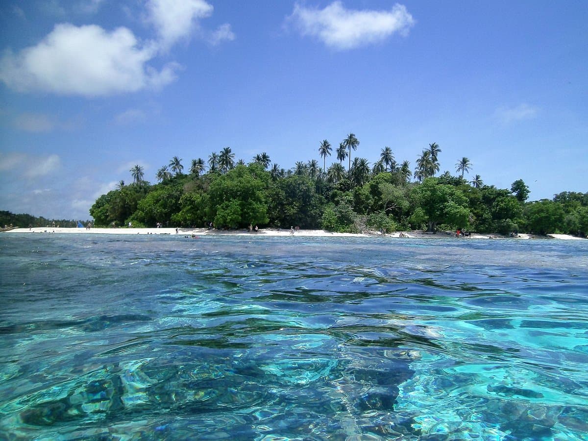 Landscape of Namatanai with clear skies and natural surroundings.