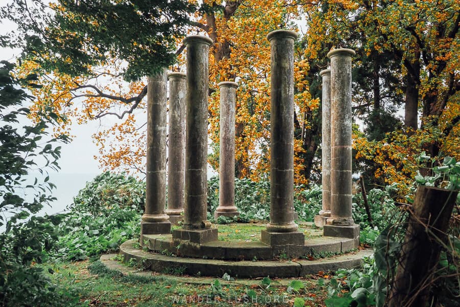 Stone ruins and historic architecture in Guria, Georgia