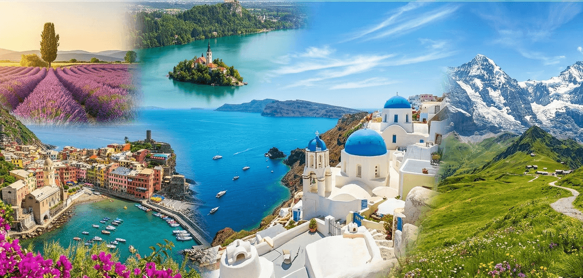 Top summer travel destinations 2026 including Greece, Croatia, Slovenia, and Portugal